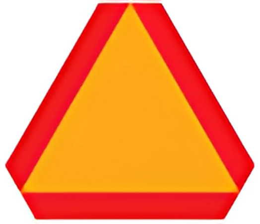 Slow moving vehicle.