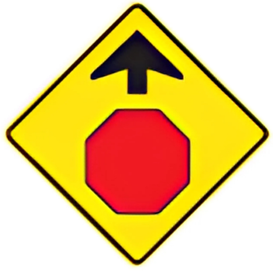 Stop ahead.