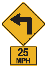 advisory-speed-sign