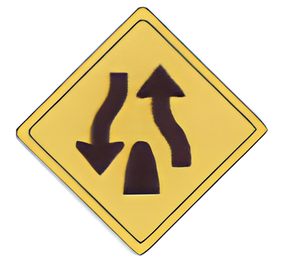 Divided Highway Ends.
