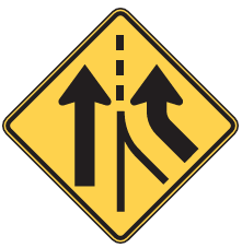 added-lane-ahead